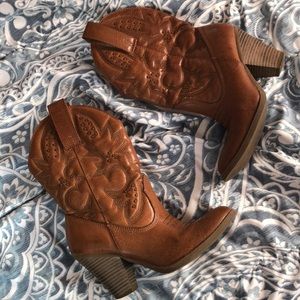 Brown Cowboy boots!